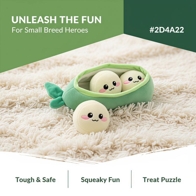 Interactive Squeaky Plush Dog Toy - 1 pièce de jouet en peluche