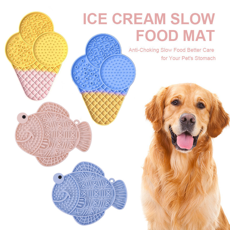 Dog Puzzle Feeder Toy - Tapis de Mangeoire Lente en Silicone
