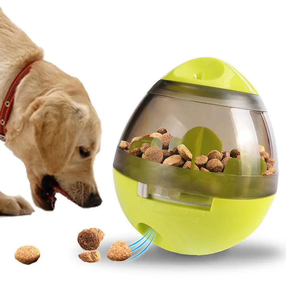 Interactive Squeaky Plush Dog Toy - Jouets interactifs pour chiens, balle distributrice