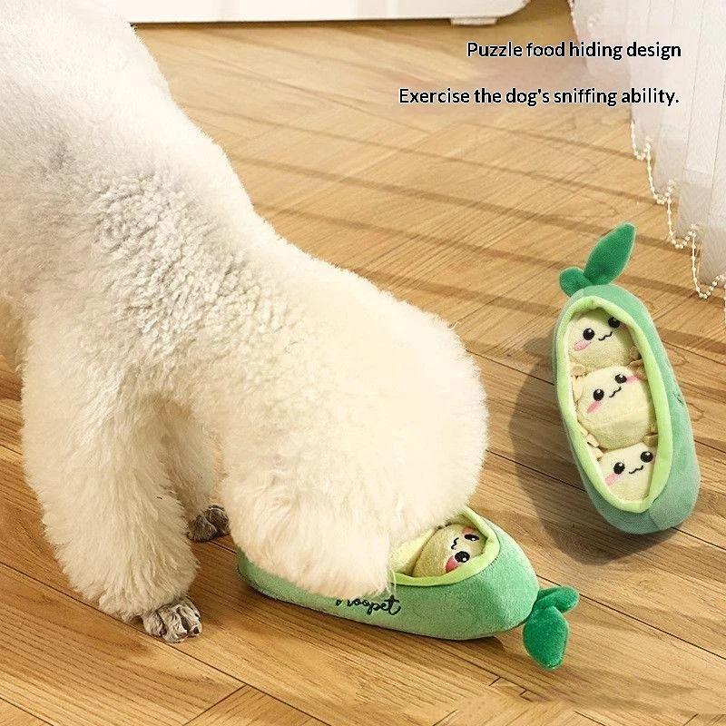1 pièce de jouet en peluche po - Interactive Squeaky Plush Dog Toy avis et prix