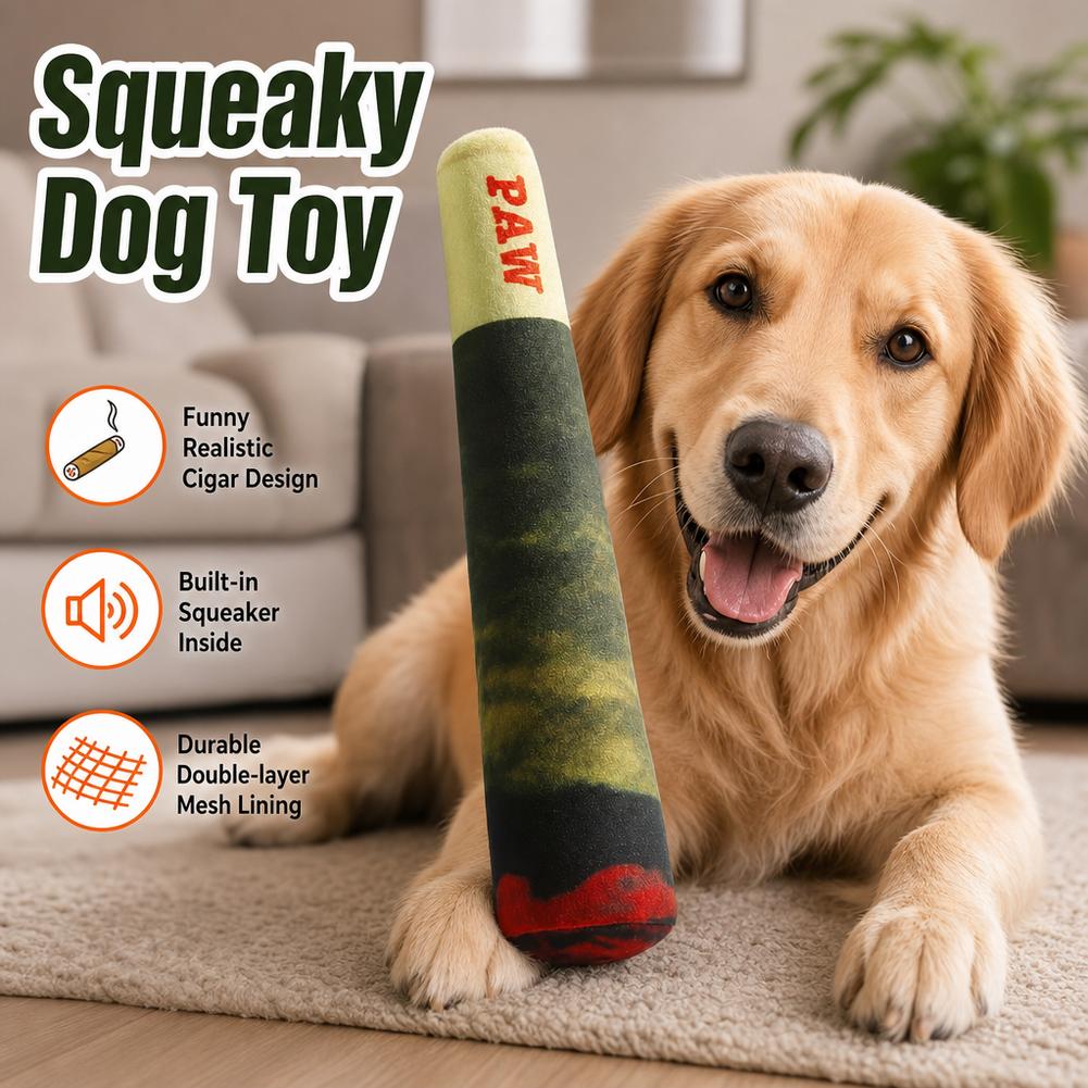 Jouets interactifs pour chiens - Interactive Squeaky Plush Dog Toy avis et prix