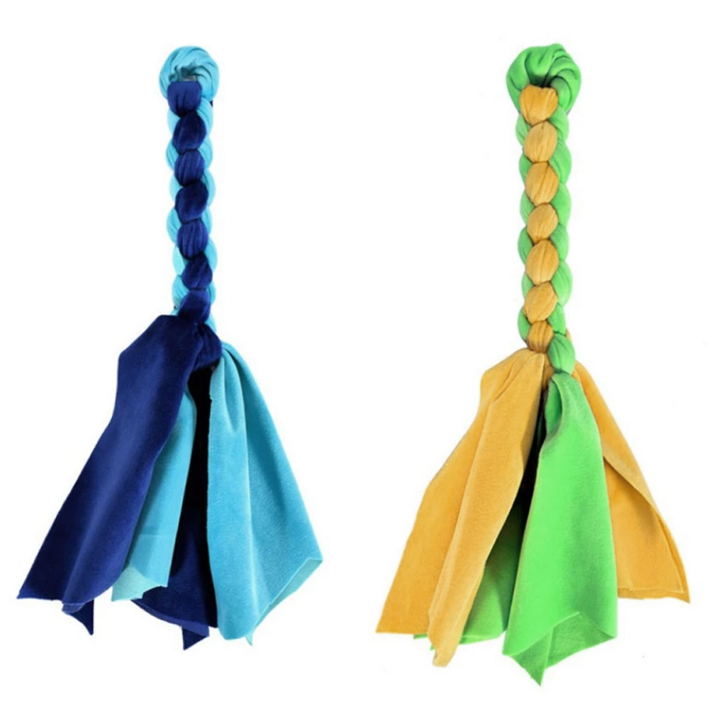 Canins flirt leurre pôle bâton - Interactive Squeaky Plush Dog Toy avis et prix